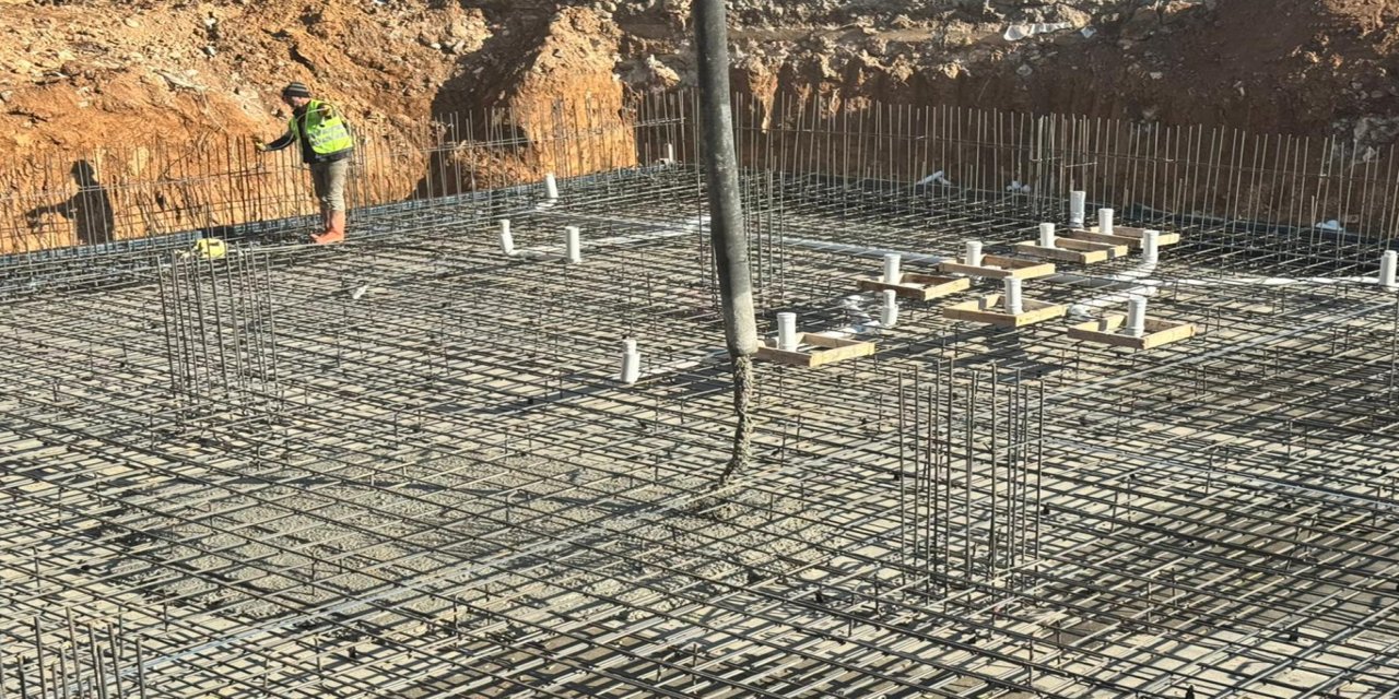 Hüseyin Kölük Camii’nin temeli dualarla atıldı