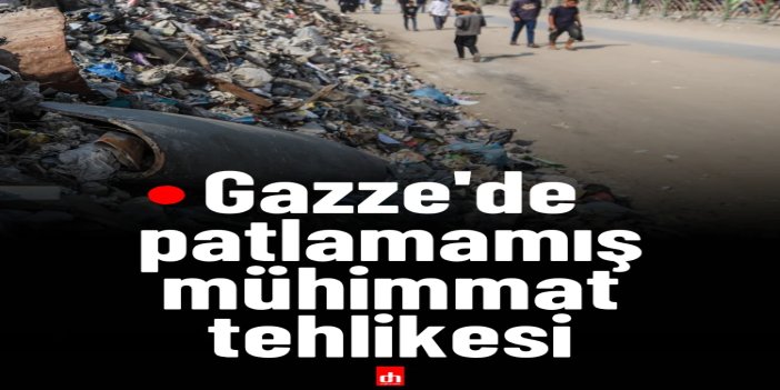 Gazze enkazında ölüm tuzakları: Kasımda 252 patlamamış bomba bulundu