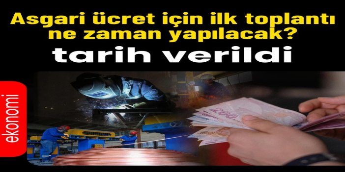 Asgari ücret için ilk toplantı 12 Aralık’ta yapılacak