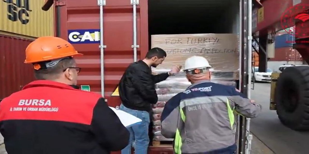 Bursa’da ithalat ve ihracattaki hayvansal ürünlere sıkı denetim