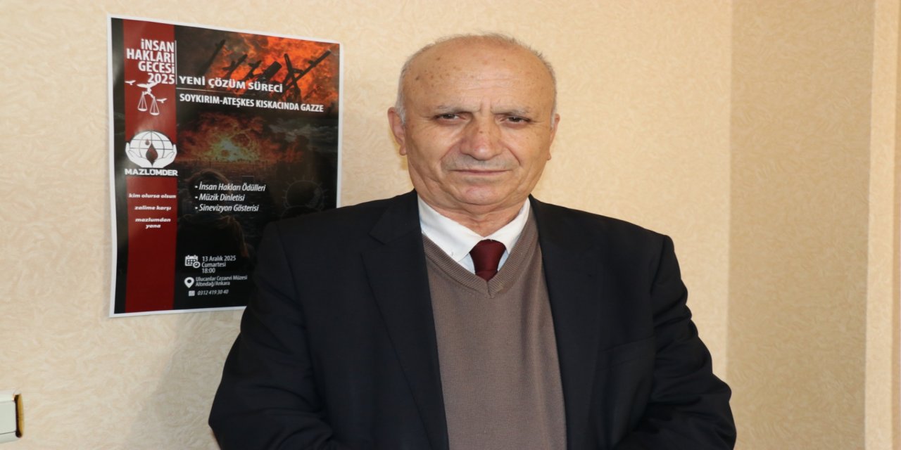 "Yeni Çözüm Süreci, Soykırım & Ateşkes Kıskacında Gazze" temalı İnsan Hakları Gecesi düzenlenecek