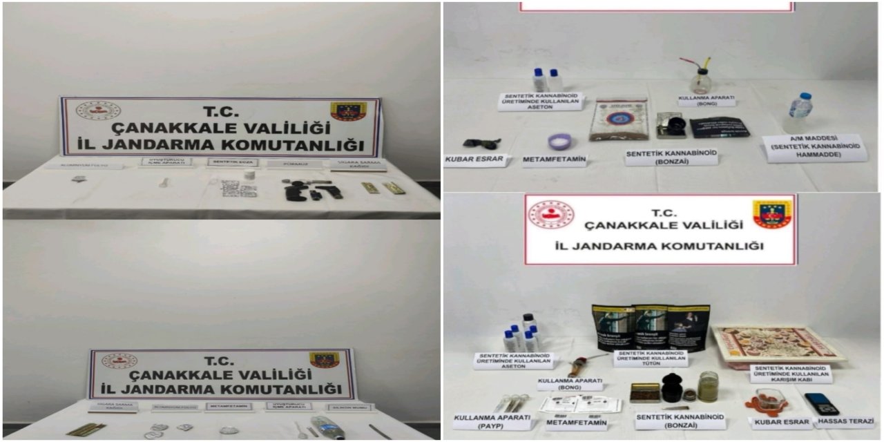 Çanakkale’de uyuşturucu operasyonlarında 11 şüpheli gözaltına alındı