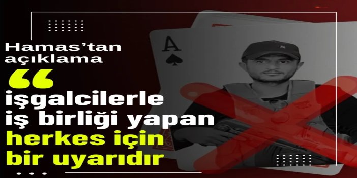 HAMAS: Yaser Ebu Şebab'ın akıbeti, işgalcilerle iş birliği yapan herkes için bir uyarıdır