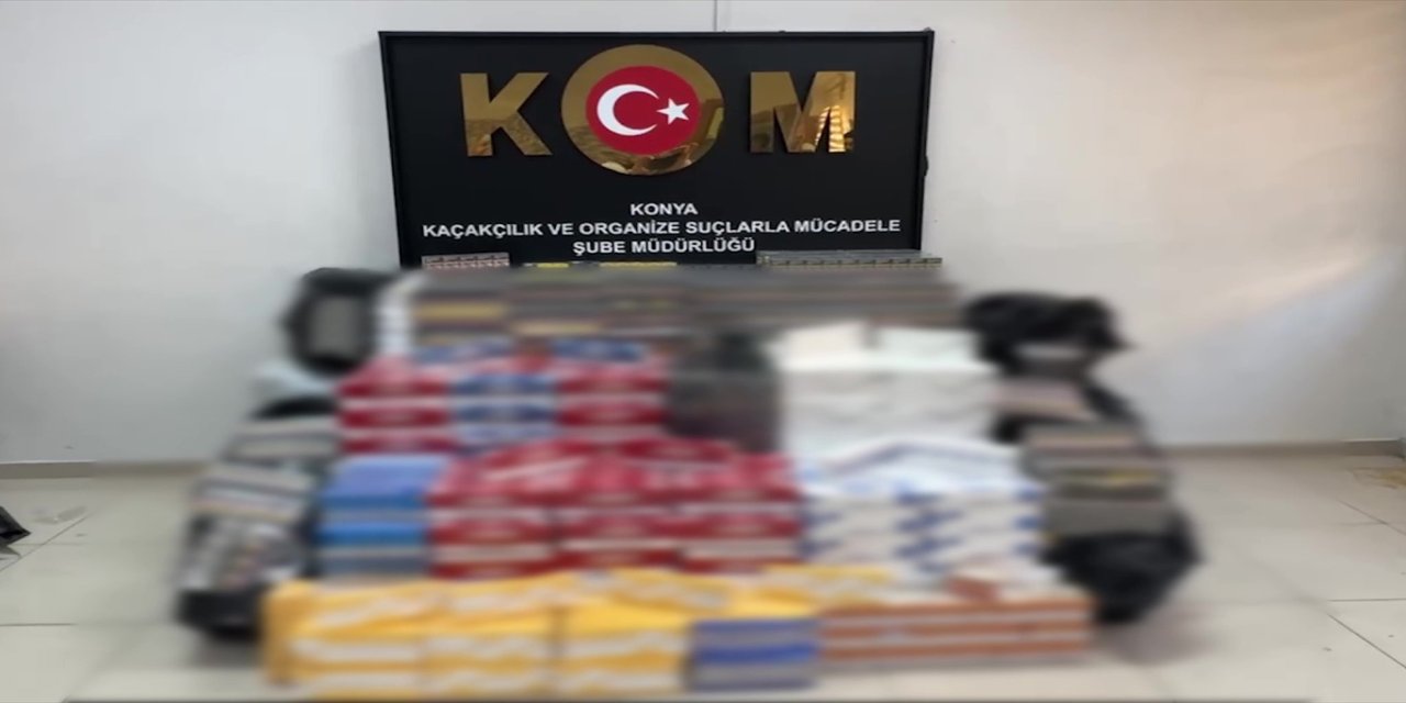 Konya’da kaçak sigara operasyonu: 5 şüpheli yakalandı