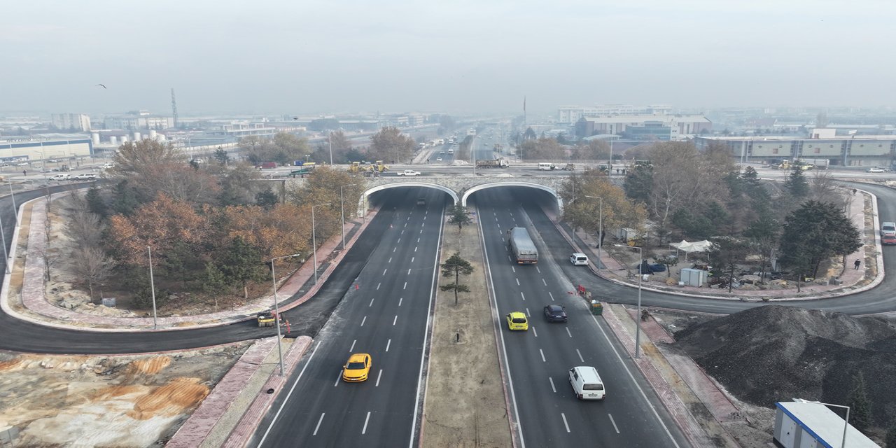 Konya'da Marangozlar Köprülü Kavşağı’nda çalışmalar sona yaklaşıyor