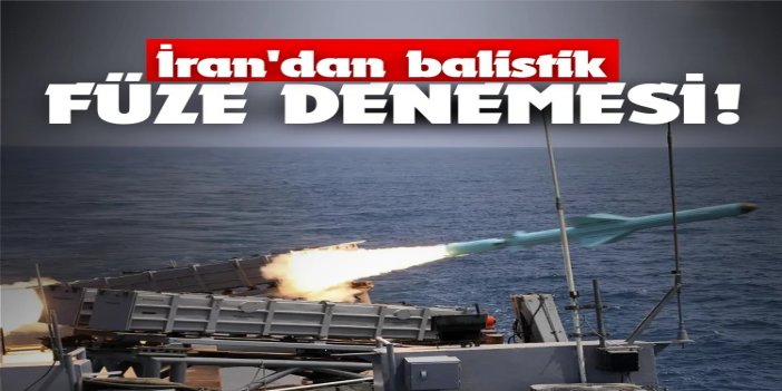 İran'dan balistik füze denemesi