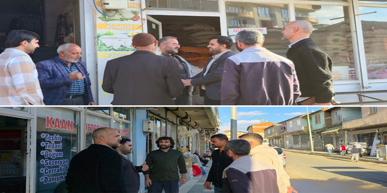 HÜDA PAR Genç İlçe Teşkilatından esnaf ziyareti