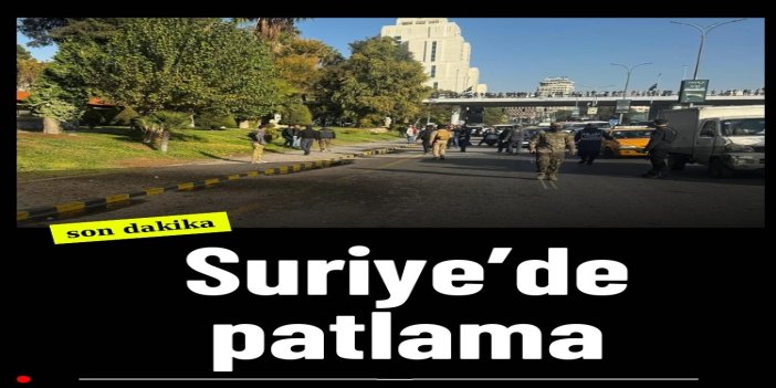 Suriye'nin başkenti Şam'da patlama meydana geldi