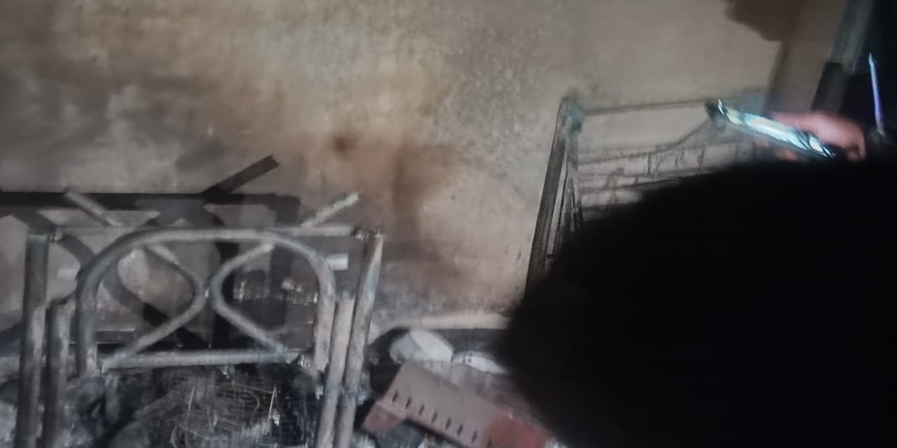 Batman'da merdiven boşluğunda çıkan yangın kısa sürede söndürüldü