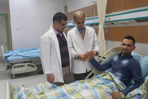 Kopan parmağına nakil yapıldı