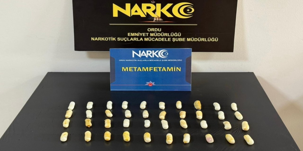 Ordu’da midesinde 407 gram uyuşturucuyla yakalanan şüpheli tutuklandı