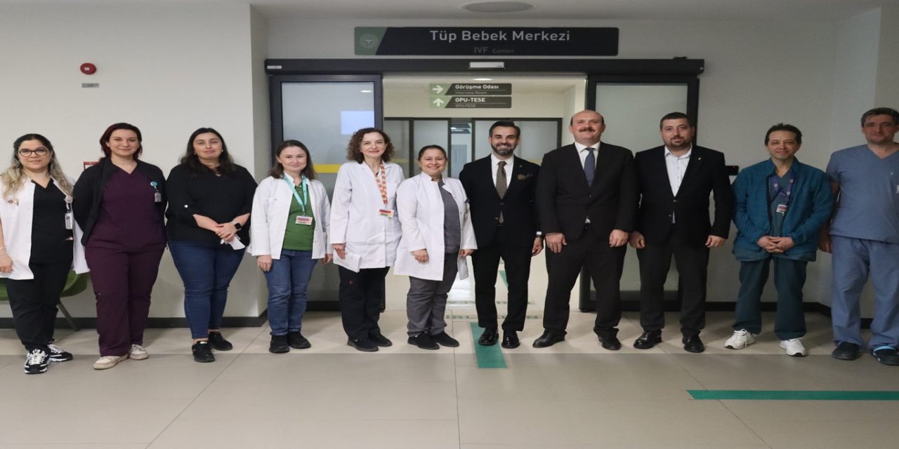 Bursa Şehir Hastanesi Tüp Bebek Merkezi'nde ilk bebek dünyaya geldi