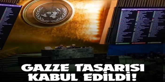 BM Genel Kurulu'nda Gazze tasarısı kabul edildi
