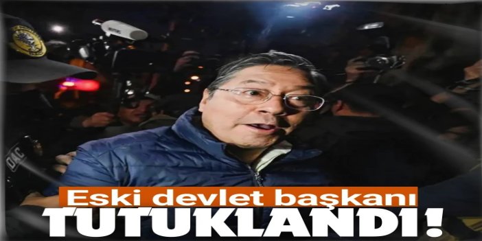 Bolivya eski devlet başkanı tutuklandı