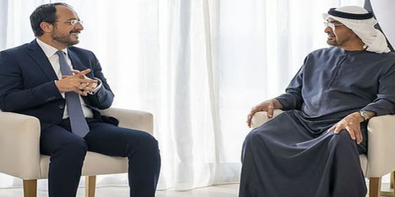 BAE Devlet Başkanı Al Nahyan, GKRY'yi ziyaret etti