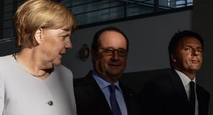 Merkel, Hollande ve Renzi'den 'mini' AB zirvesi