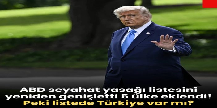 Trump, Suriye ve Filistinlilerin ABD'ye girişini yasakladı