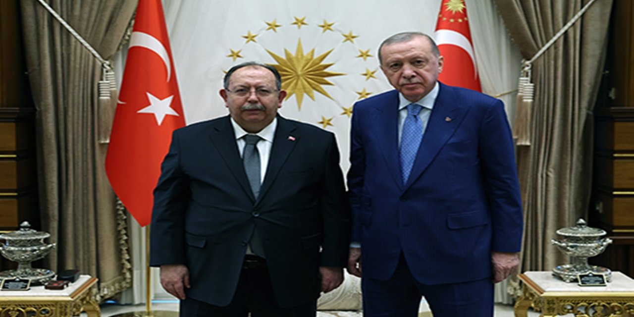 Cumhurbaşkanı Erdoğan, YSK Başkanı Yener’i kabul etti