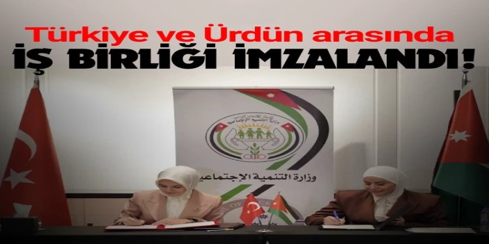 Türkiye ve Ürdün arasında sosyal hizmetlerde iş birliği adımı