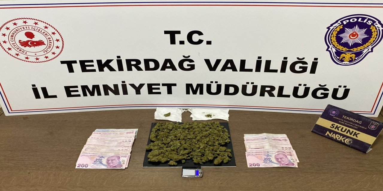 Tekirdağ’da narkotik operasyonlarında 178 kişi hakkında işlem yapıldı