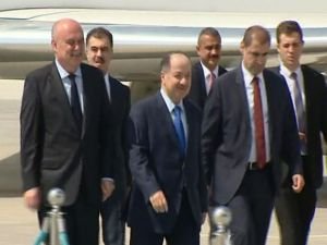 IKBY Başkanı Barzani Ankara'da