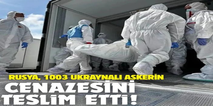 Rusya, 1003 Ukraynalı askerin cenazesini teslim etti
