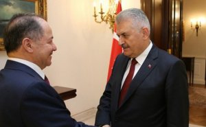 Başbakan Yıldırım, Barzani'yi kabul etti