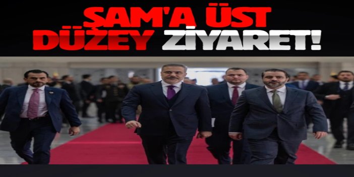 Türkiye'den Şam'a üst düzey ziyaret