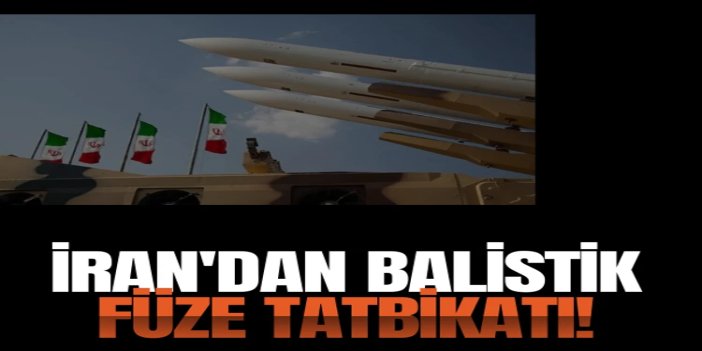 İran'dan balistik füze tatbikatı