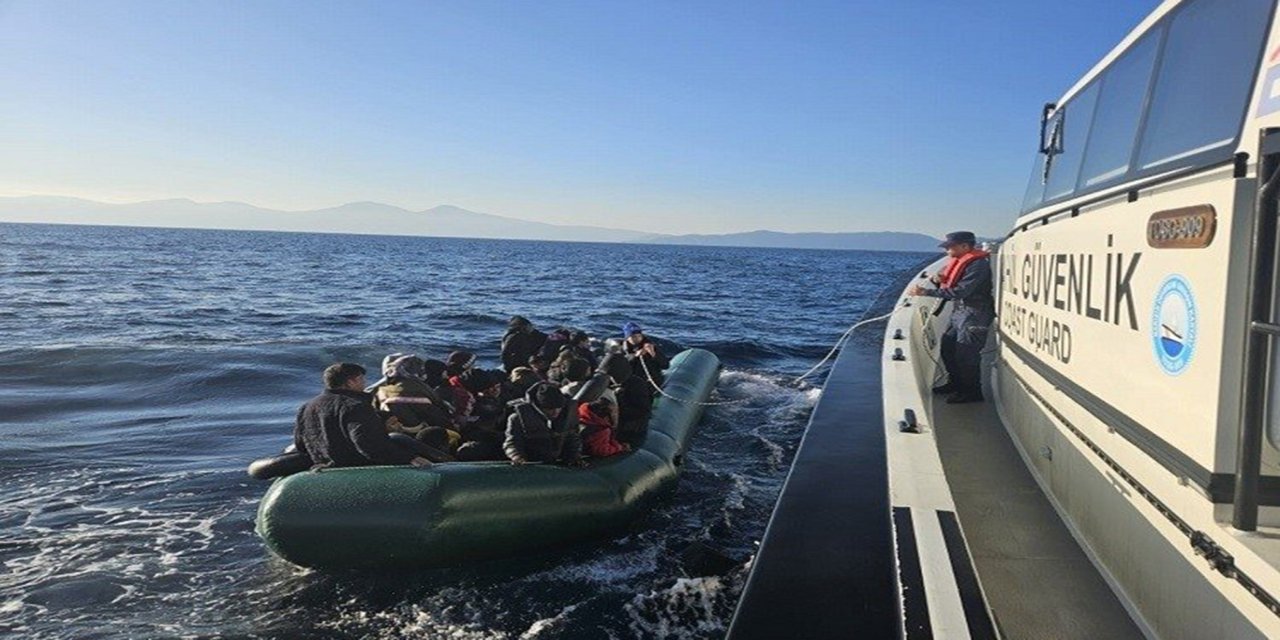 İzmir açıklarında düzensiz göçmen hareketliliği