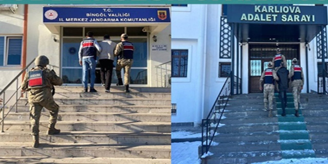 Bingöl’de kesinleşmiş hapis cezası bulunan 4 kişi yakalndı