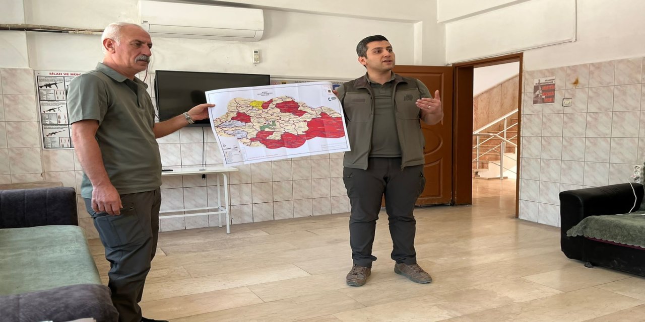 Siirt’te kaçak avcılık ve biyokaçakçılığa karşı ortak mücadele sürüyor