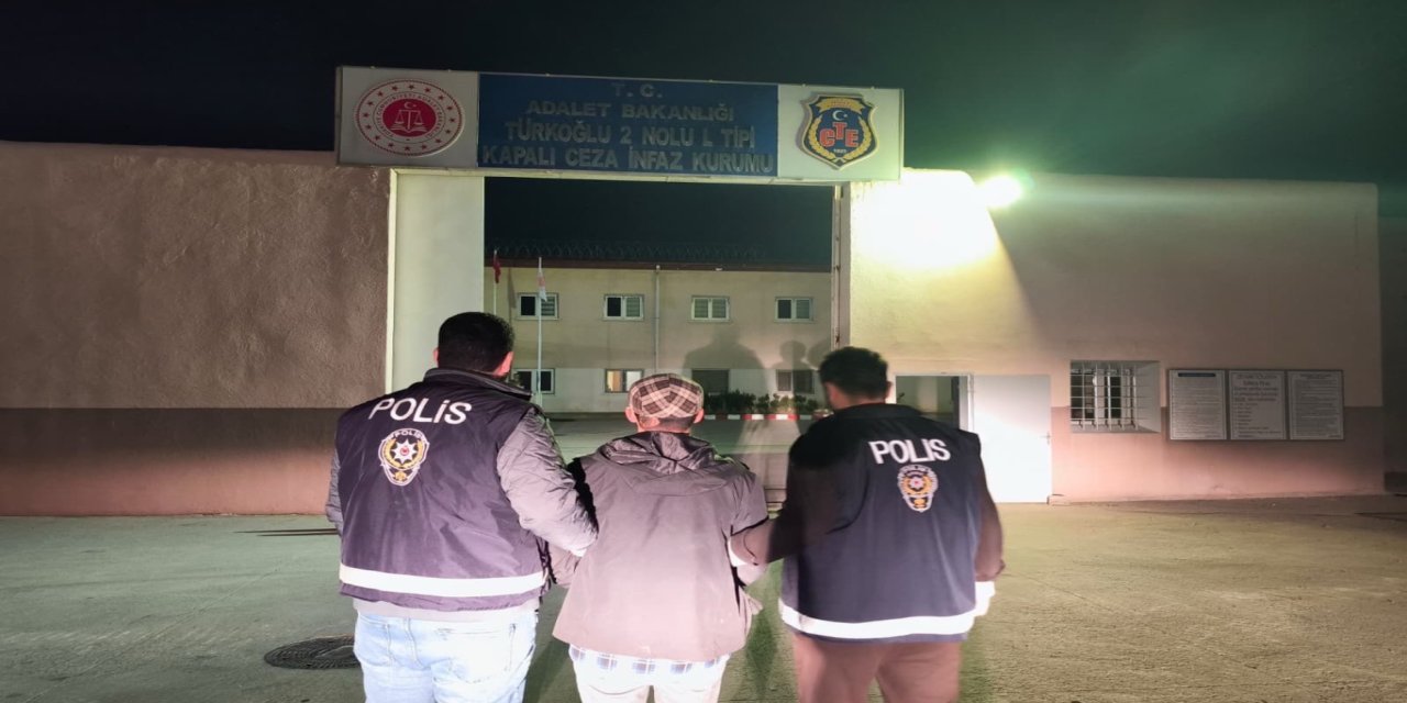 Kahramanmaraş’ta 88 yıl hapis cezasıyla aranan hükümlü yakalandı