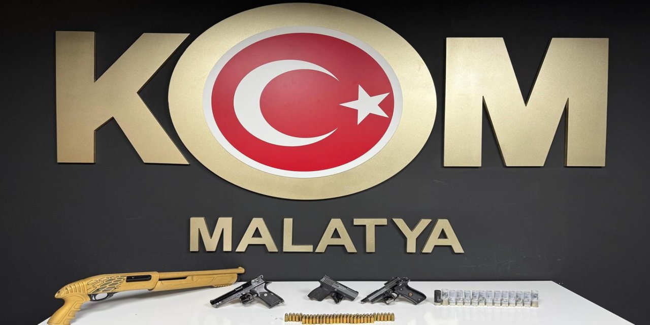 Malatya'da ruhsatsız silah operasyonu: 1 gözaltı