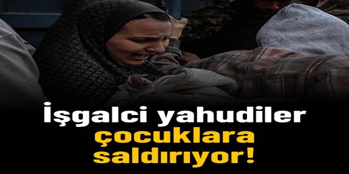 Siyonist Yahudiler Batı Şeria’da çocuklara saldırıyor