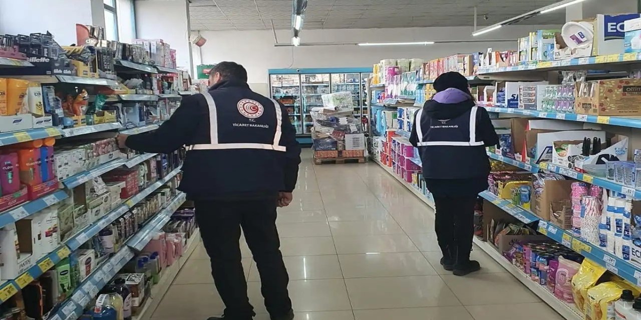 Siirt'te marketlerde etiket denetimi sıkılaştı