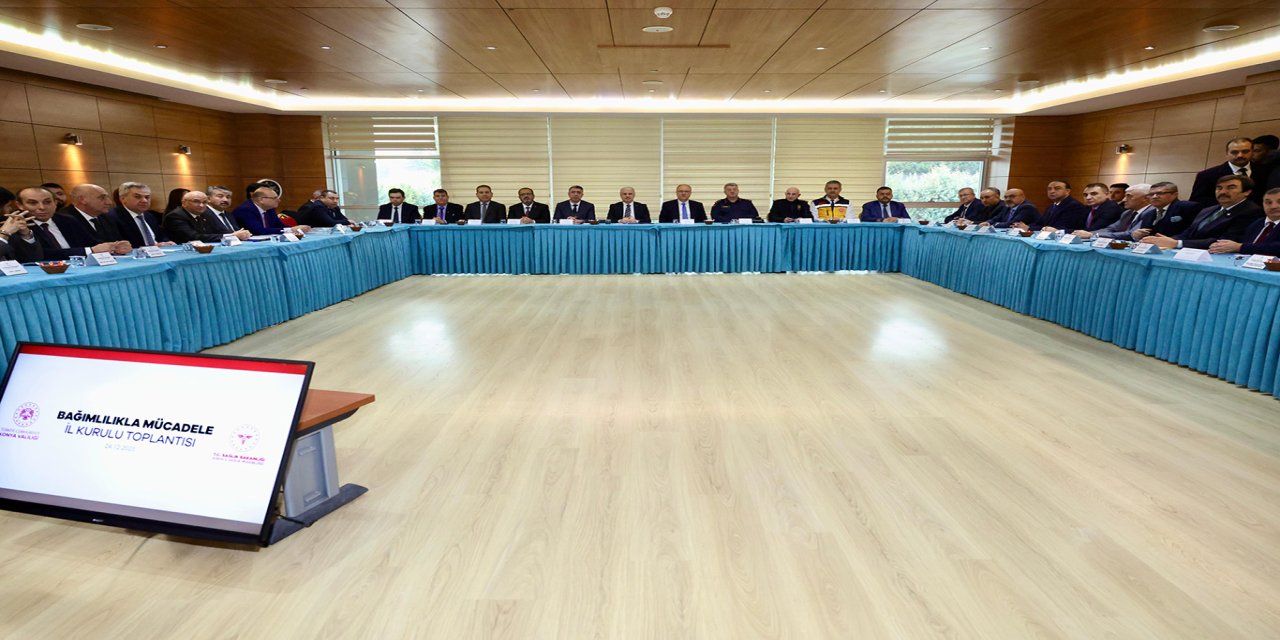 Konya’da bağımlılıkla mücadele masaya yatırıldı