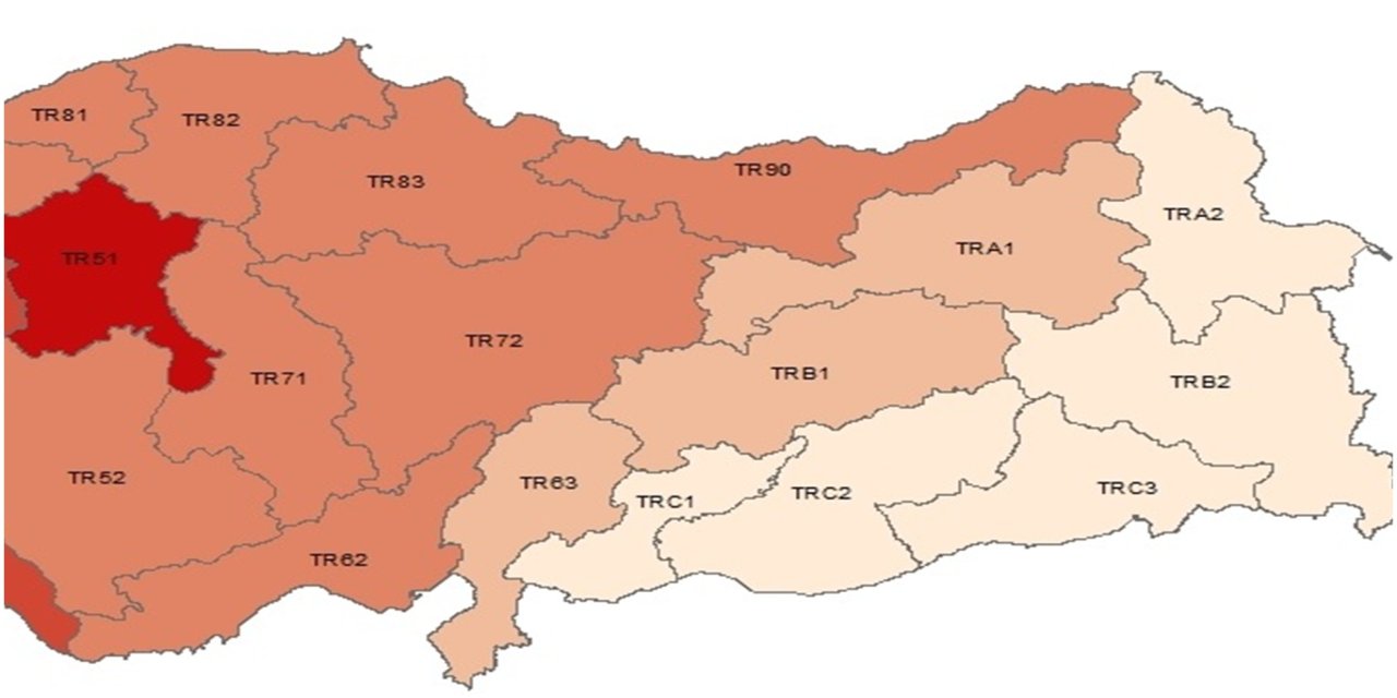 TÜİK, Türkiye’nin gelir haritasını paylaştı
