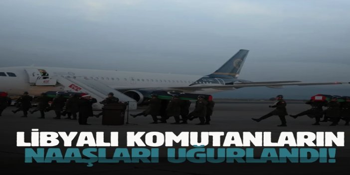 Libyalı komutanlar askerî törenle uğurlandı