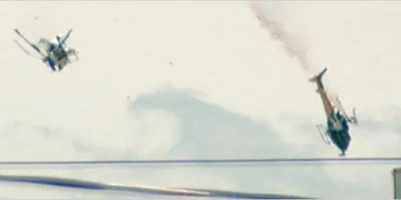 ABD’de iki helikopter havada çarpıştı