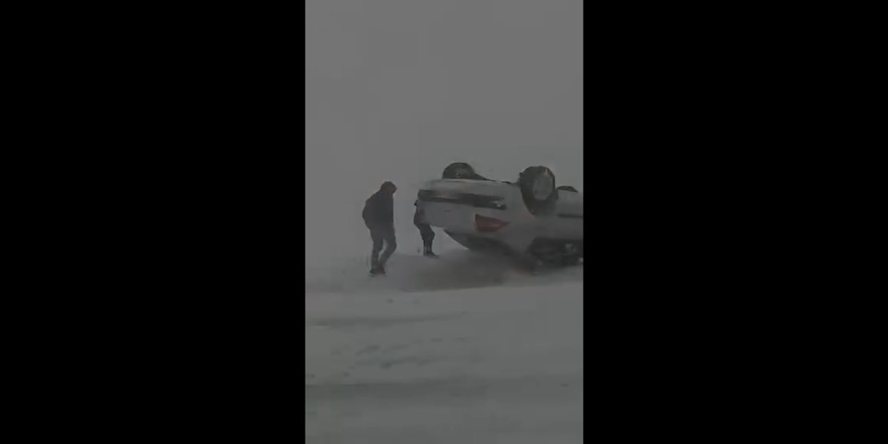 Silvan–Diyarbakır yolunda kar ve buzlanma nedeniyle kaza