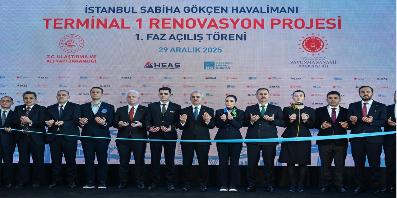 Sabiha Gökçen'de ek terminal hizmete açıldı