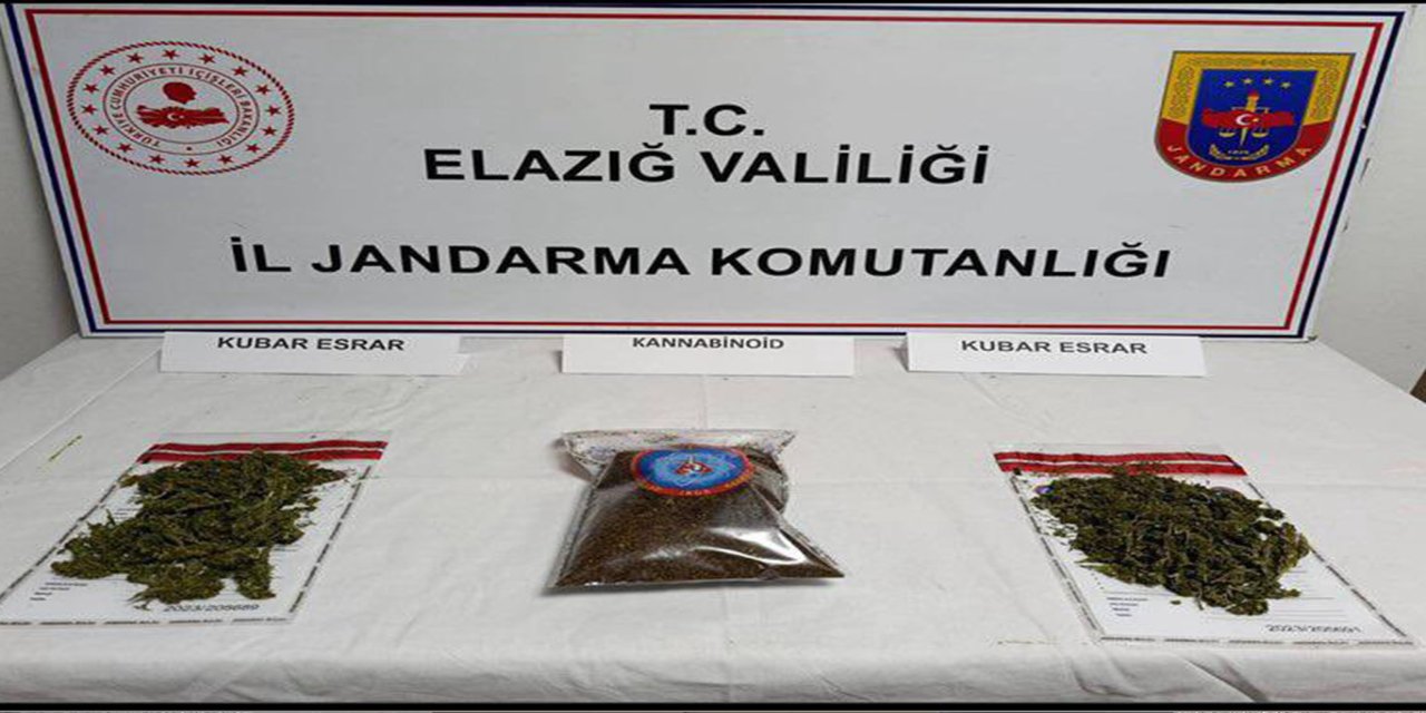 Elazığ’da uyuşturucu operasyonu: 3 tutuklama