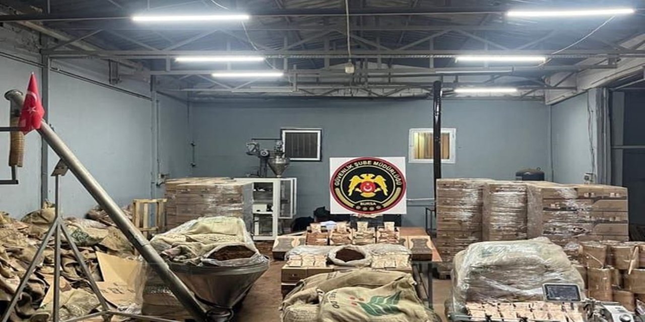 Bursa’da sahte kahve operasyonu: 5 gözaltı