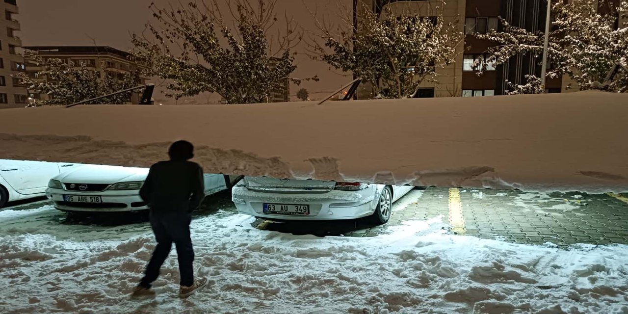 Şanlıurfa’da otoparkta göçük meydana geldi