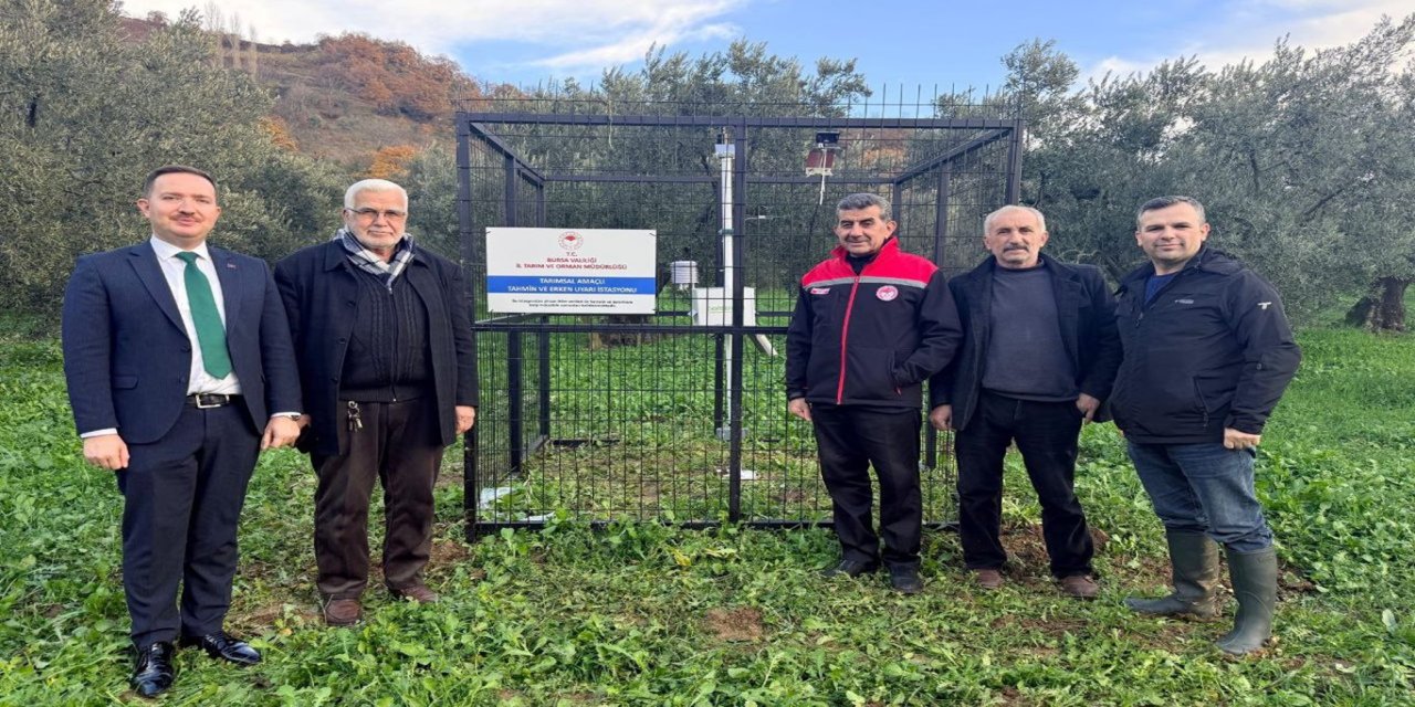 Bursa’da iki yeni tarımsal tahmin ve erken uyarı istasyonu kuruldu