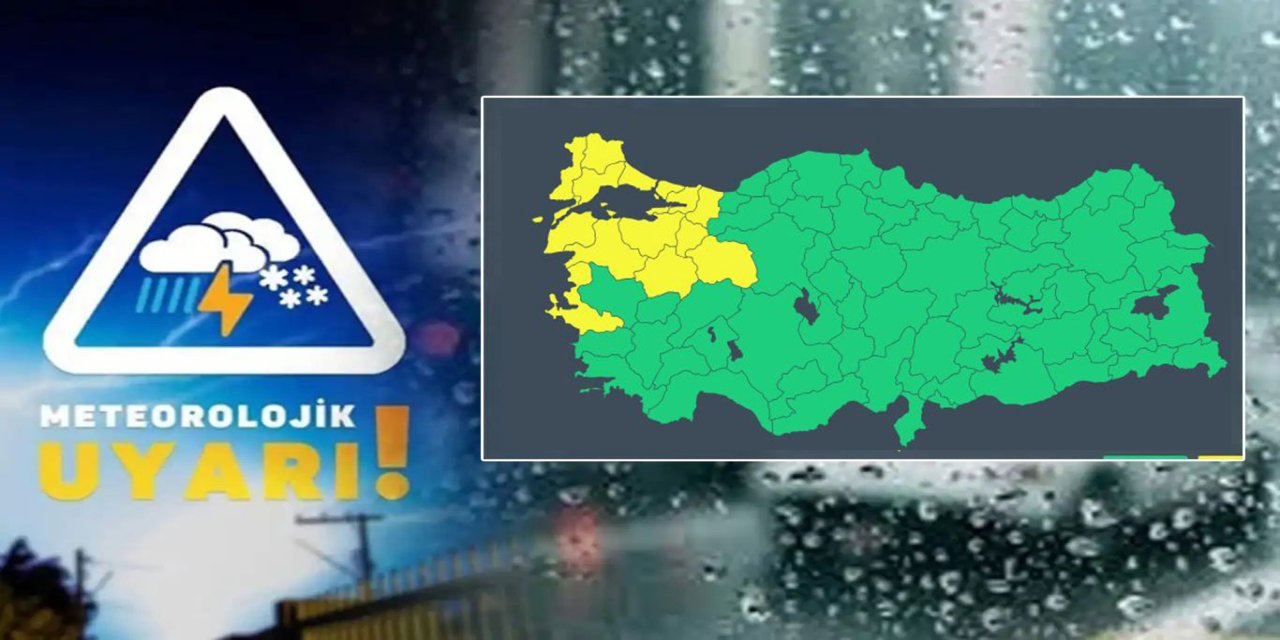 Meteoroloji’den 14 il için sarı kodlu uyarı