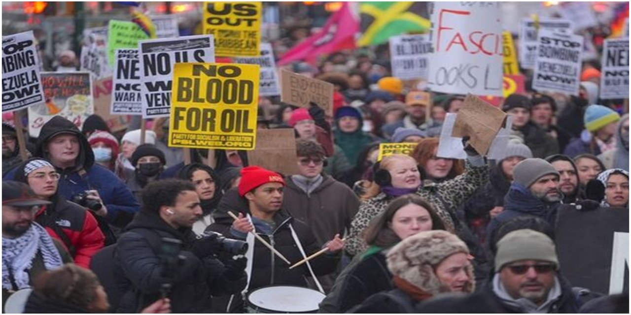 ABD’de Maduro’nun kaçırılması protesto edildi