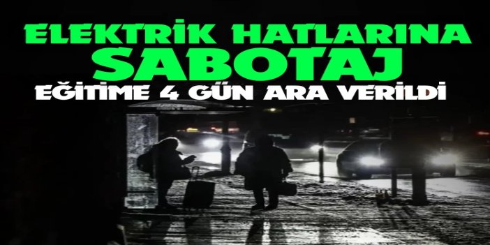 Berlin'de elektrik hatlarına sabotaj: Eğitime 4 gün ara verildi