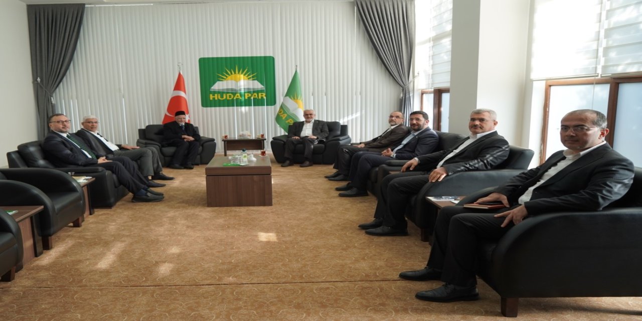 HÜDA PAR Genel Başkanı Yapıcıoğlu İhvan-ı Müslimin heyetiyle görüştü